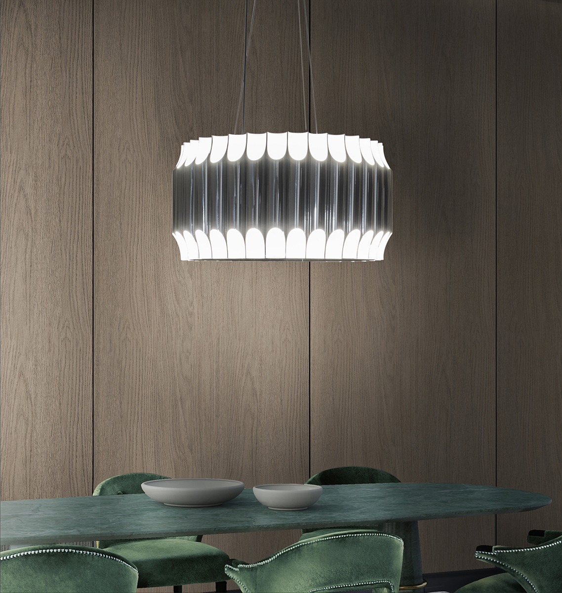 Bold Round Suspension Lamp - 2
