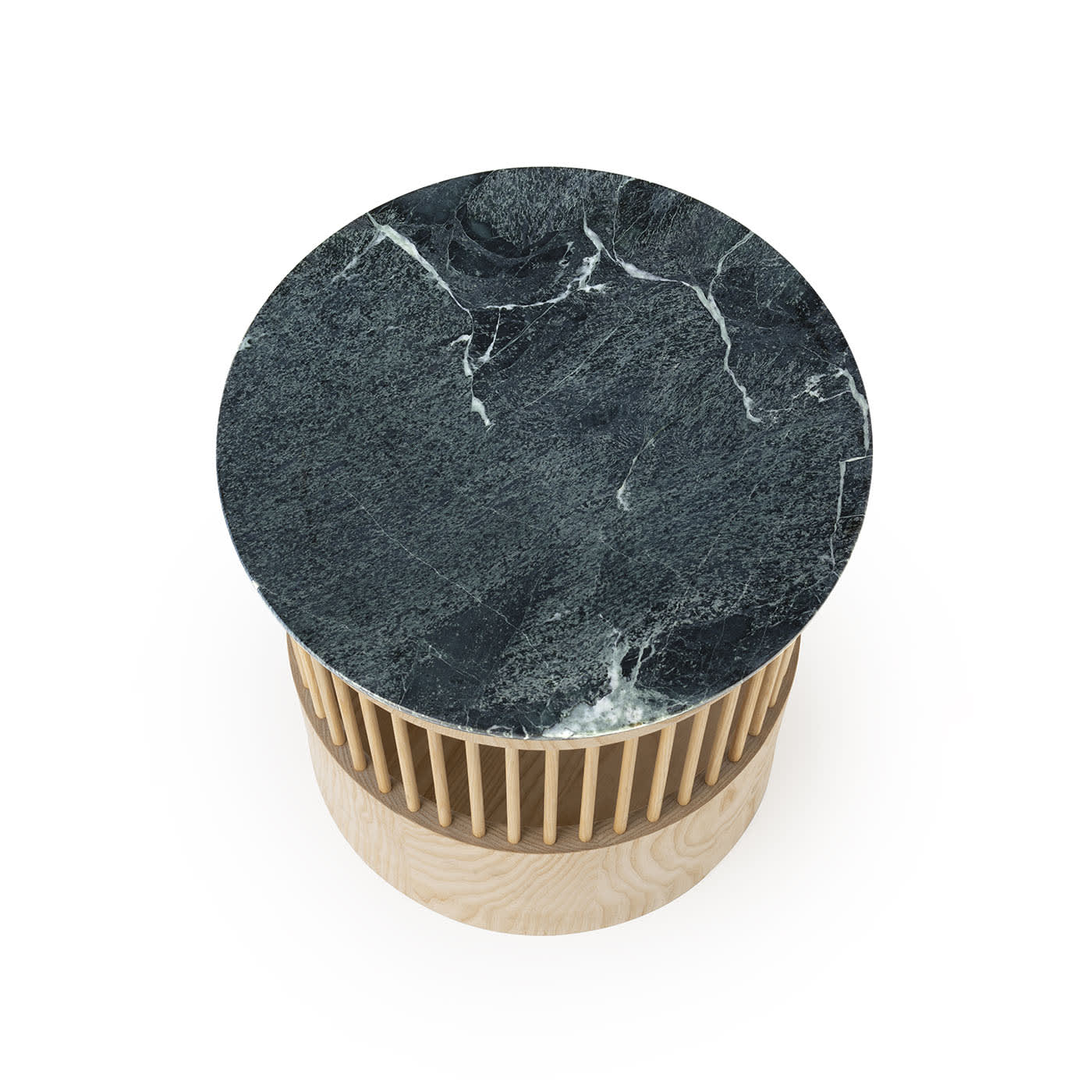 Canestro Green Marble Side Table