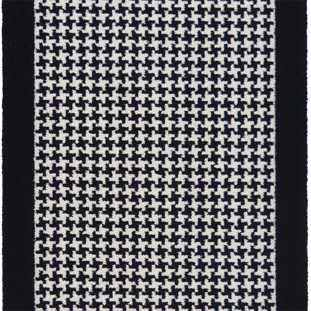 Black & White Stair Runner | Roll Width: 2' 2