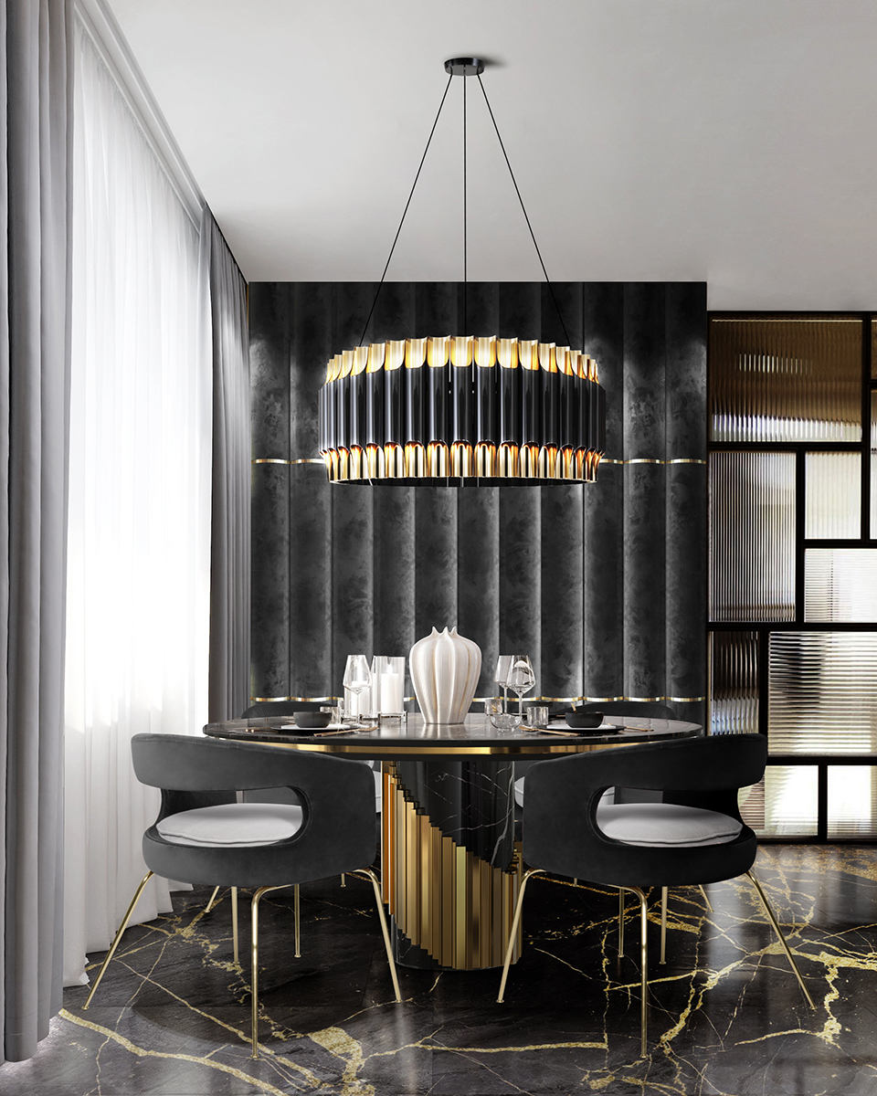 Bold Round Suspension Lamp