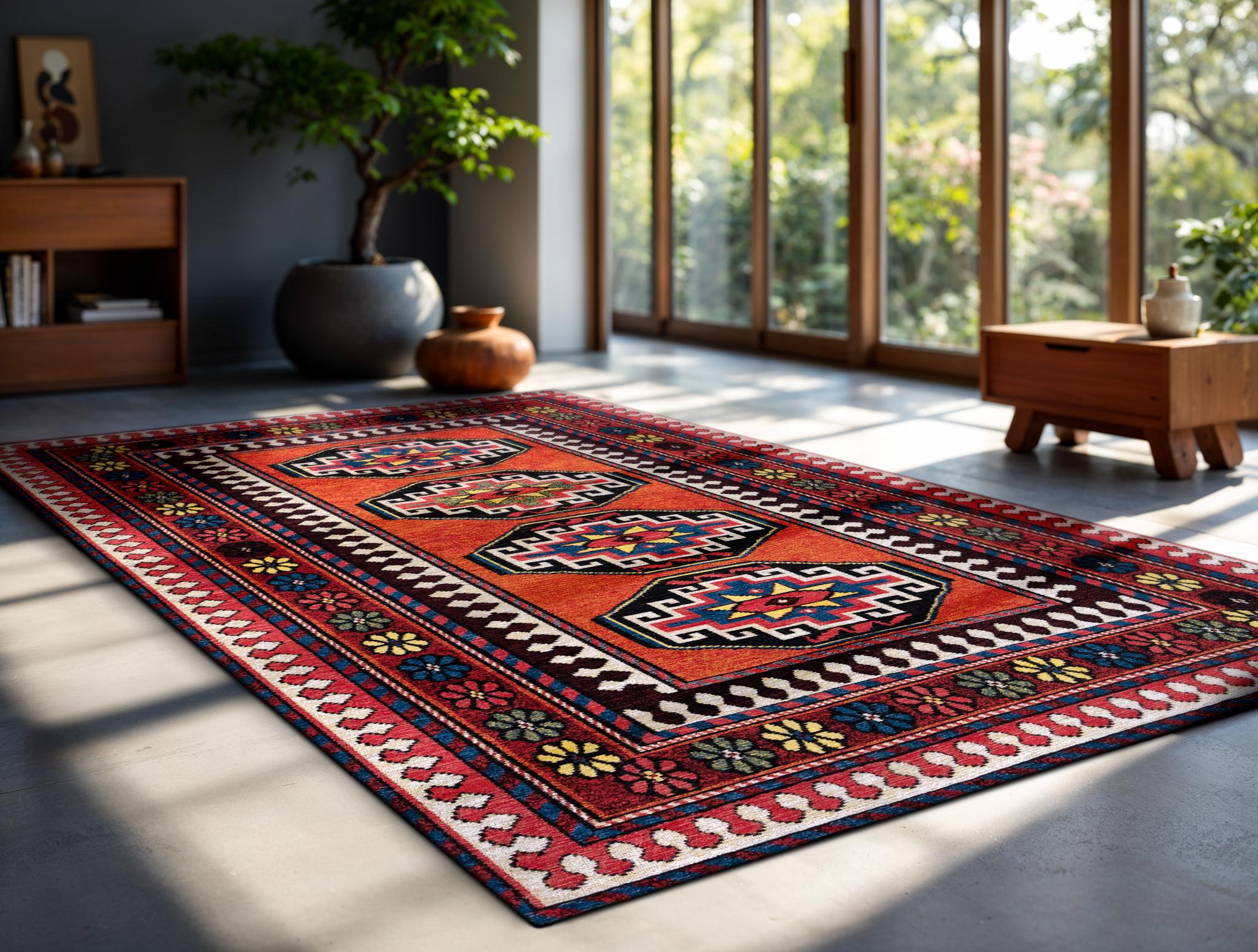 Red Mix Rug