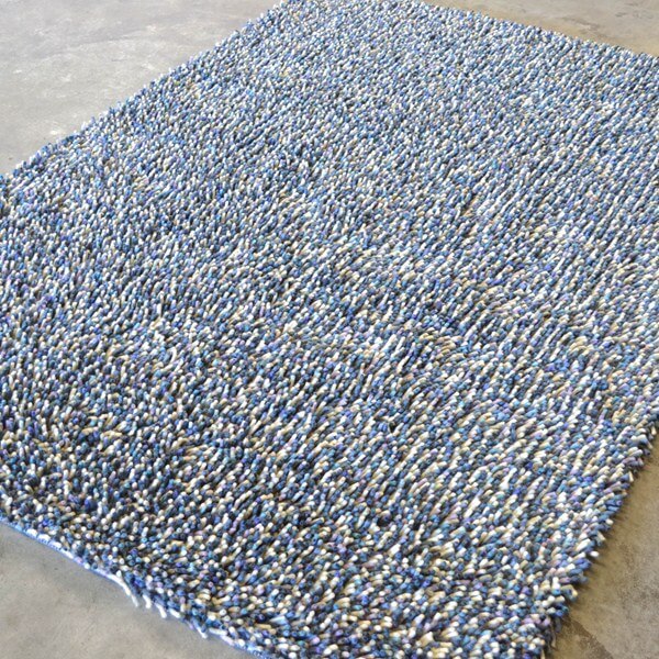 Rocks Shaggy Handmade Rug