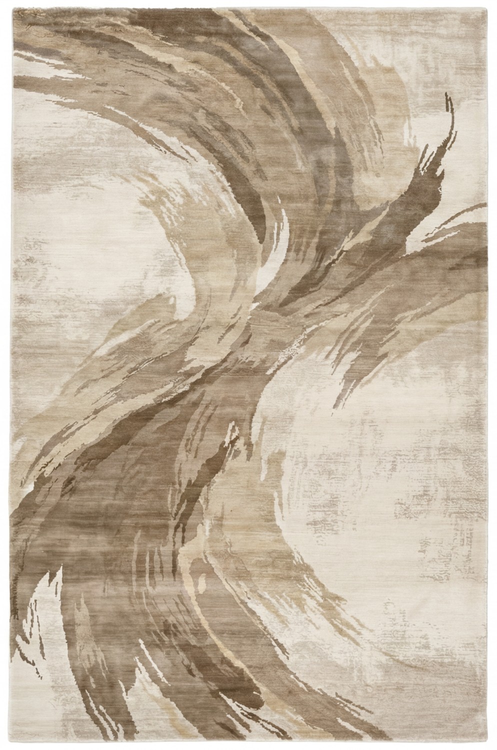 Sand Flow Handcrafted Rug