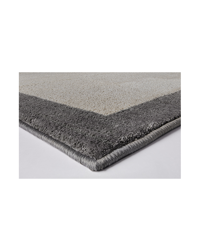 Border Round Grey Premium Rug | Size: Round 7' 3