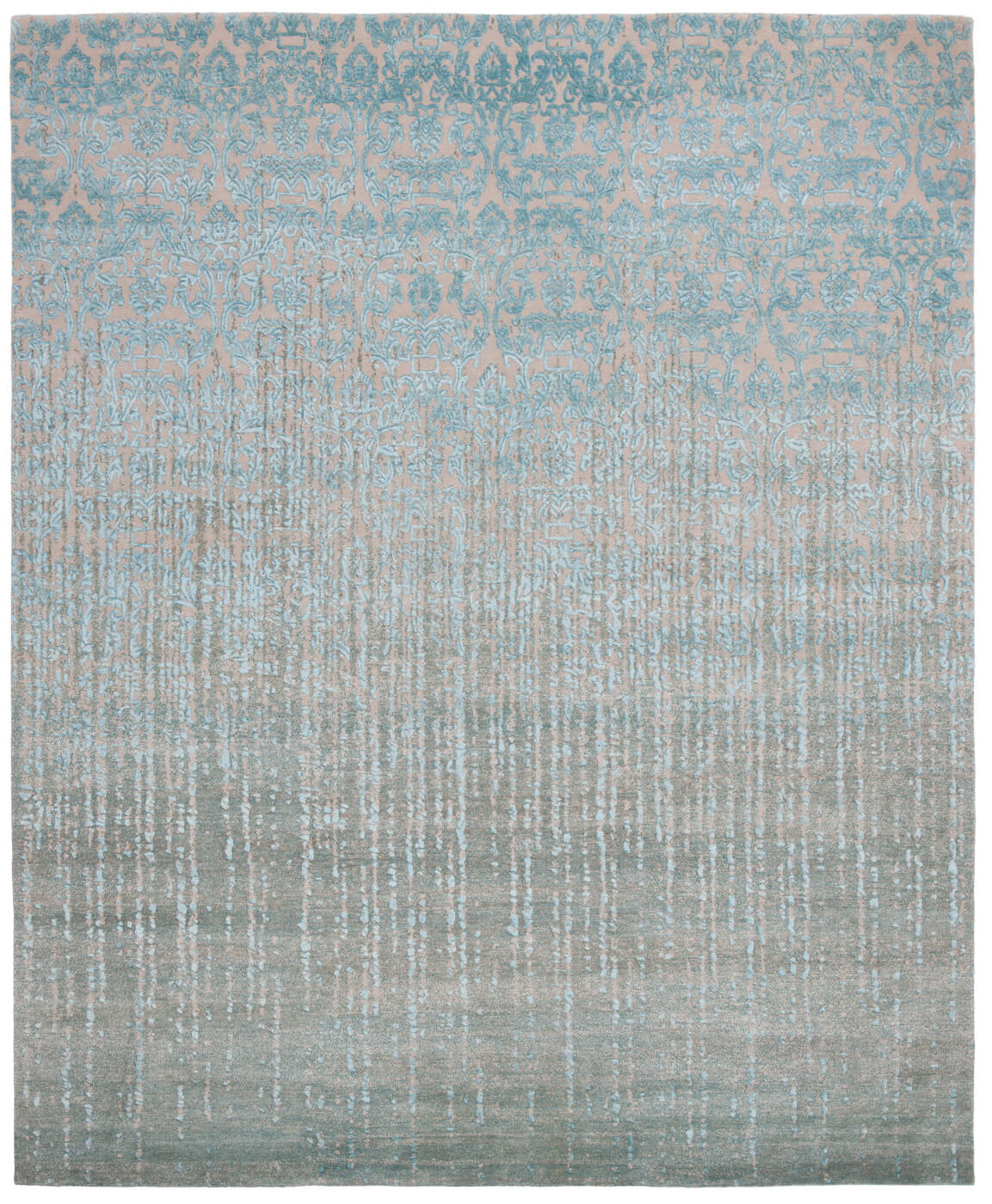 Roma Luxury Blue Hand-knotted Rug