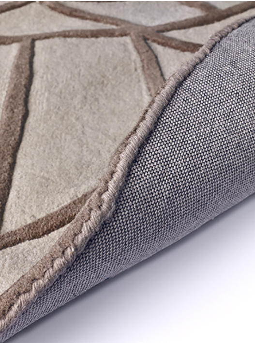 Round White Rug