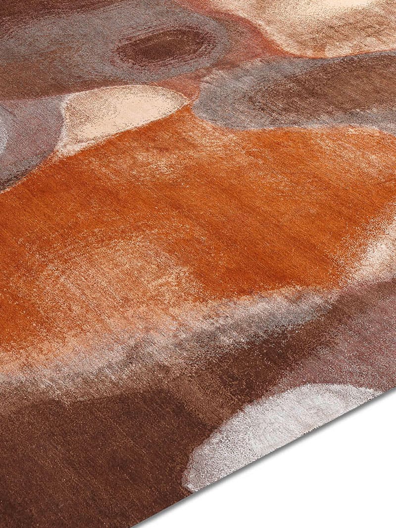 Copper Mauve Hand-Woven Rug