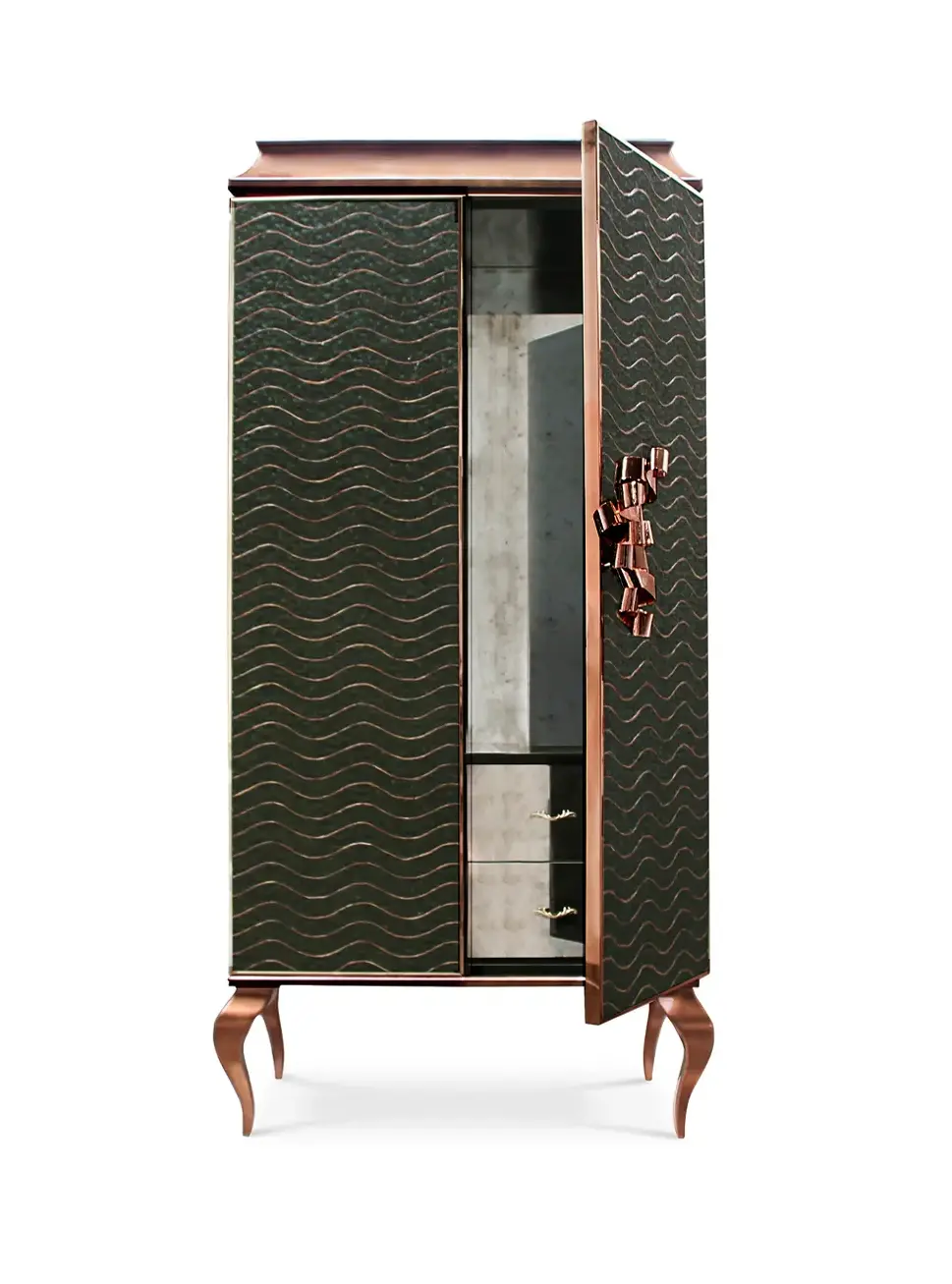 Mirage Organic Feather Armoire