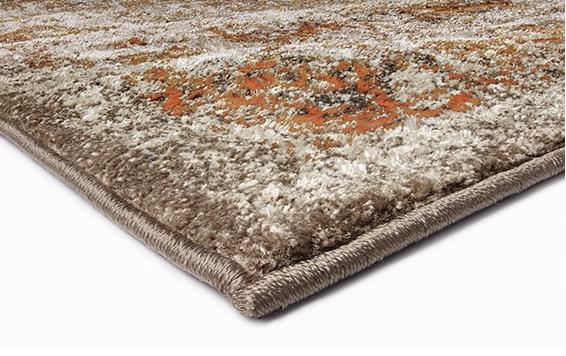 Abstract Yellow Vintage Rug