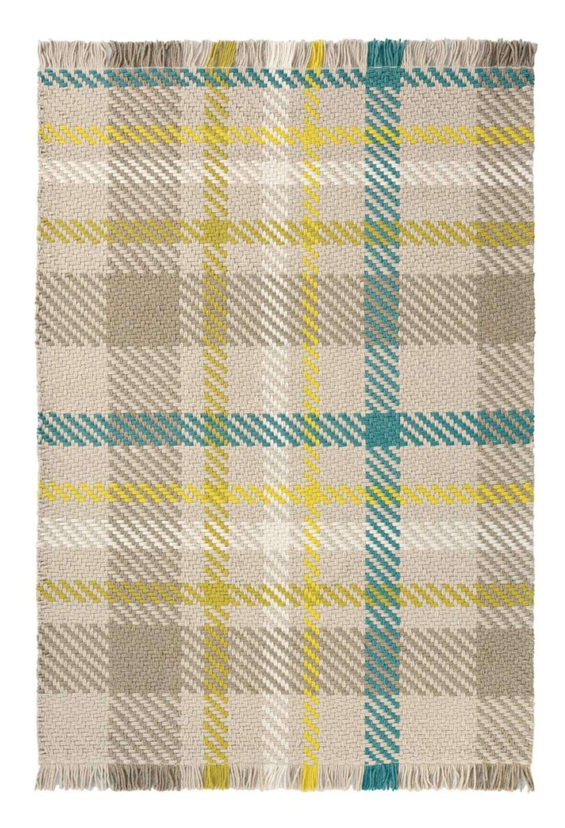 Checkered Kilim Rug