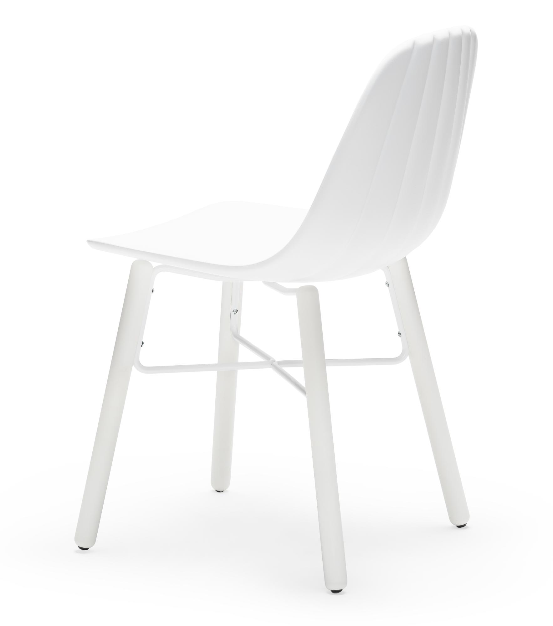 Babah W White Chair