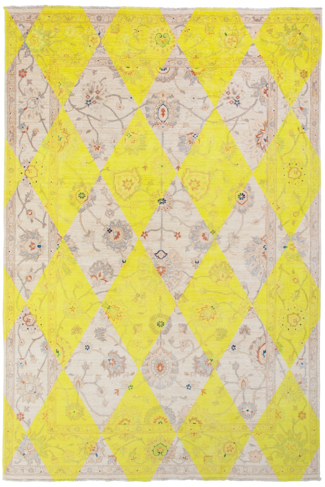 Double Layer Yellow Rug