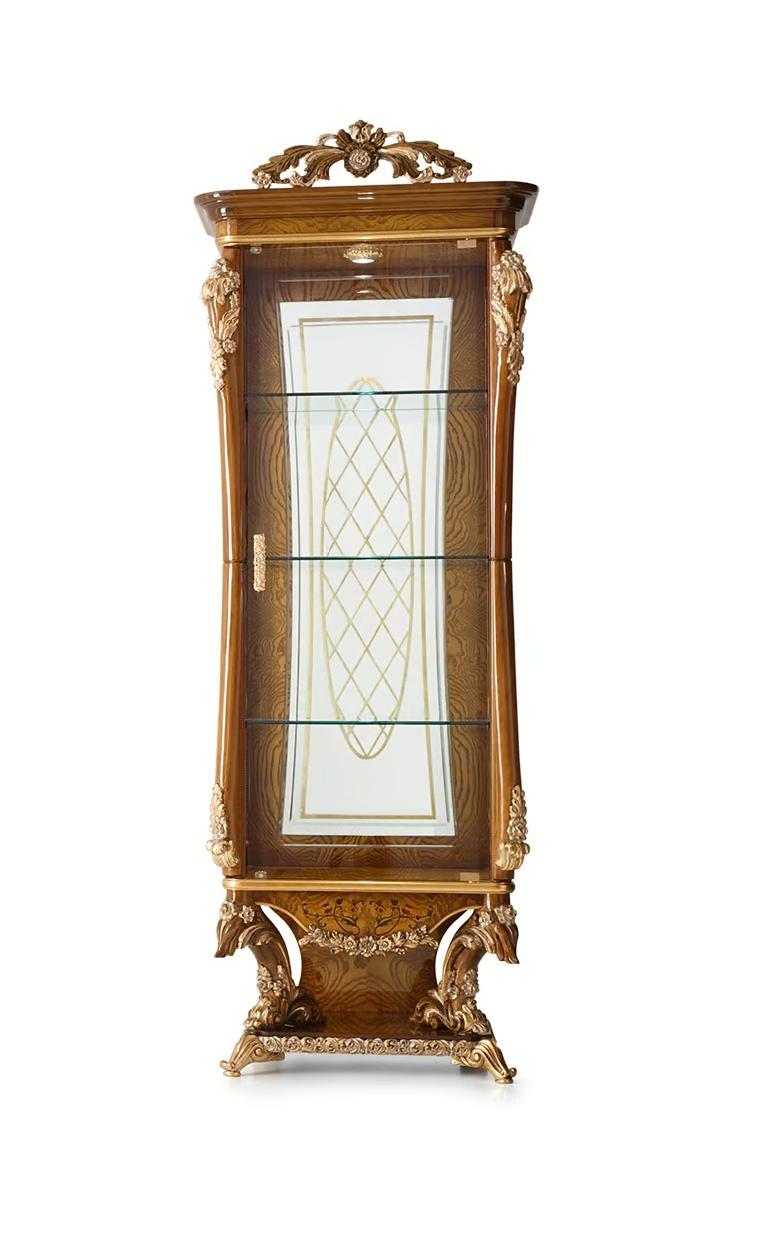 Italian Elegant Glass Display Cabinet