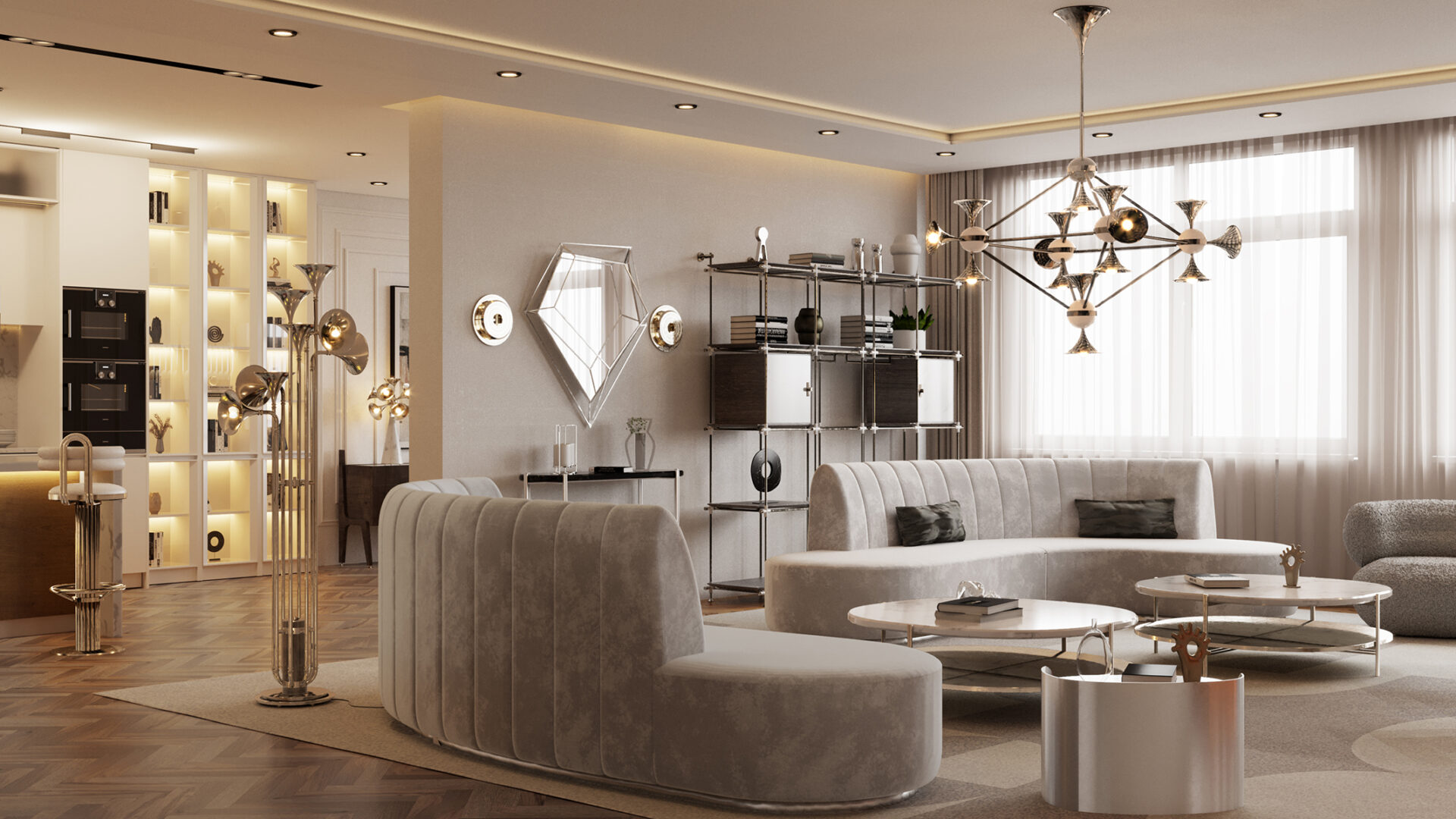 Maestro Diamond Suspension Lamp - 4