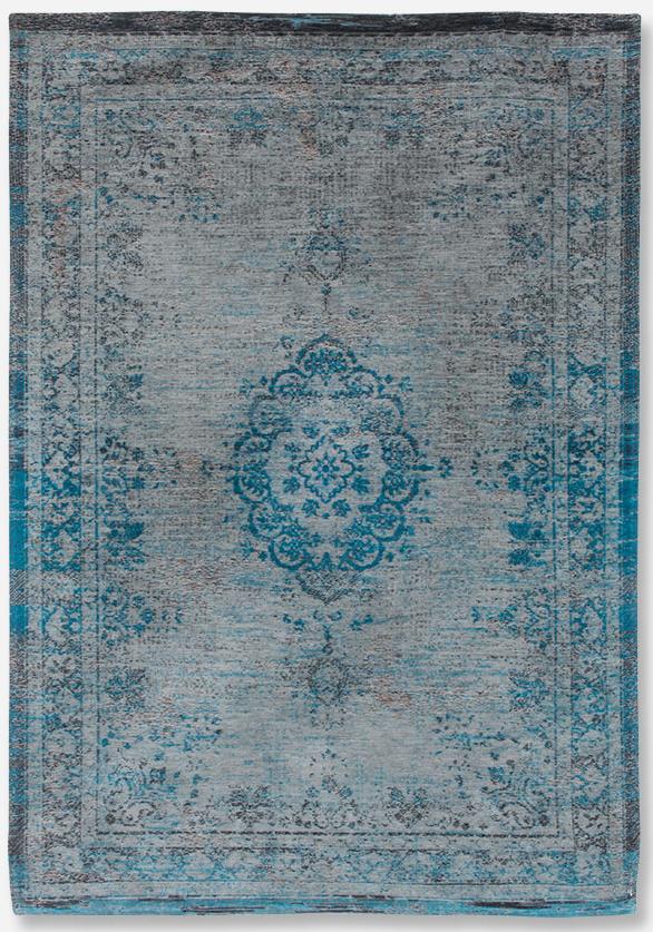 Medallion Blue Flatwoven Rug