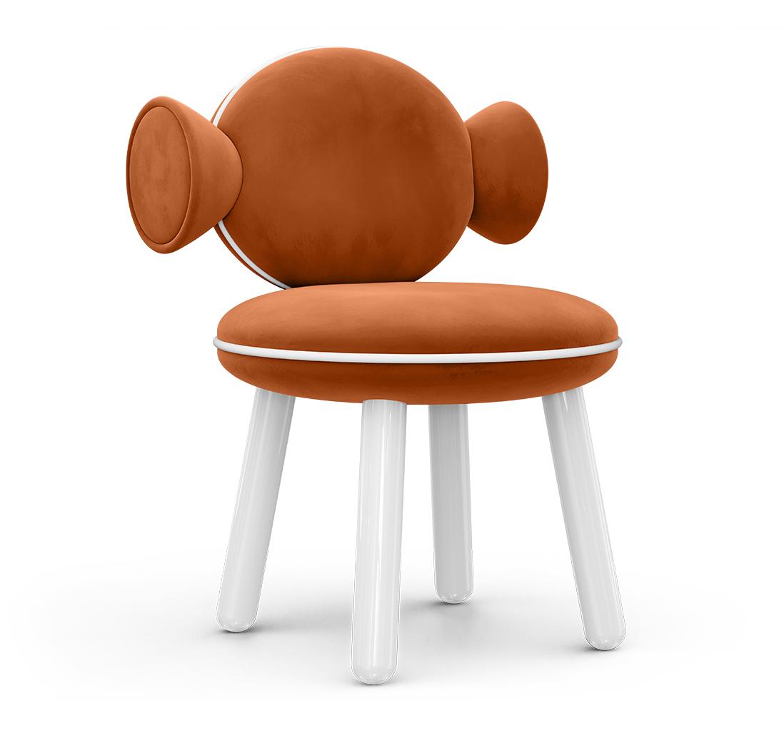 Lollipop Red Puff Chair