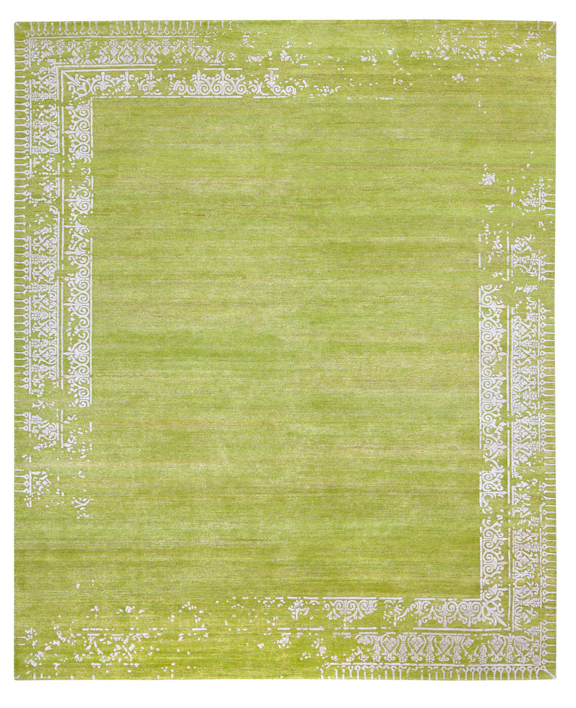 Wool / Silk Ferrara Green Rug