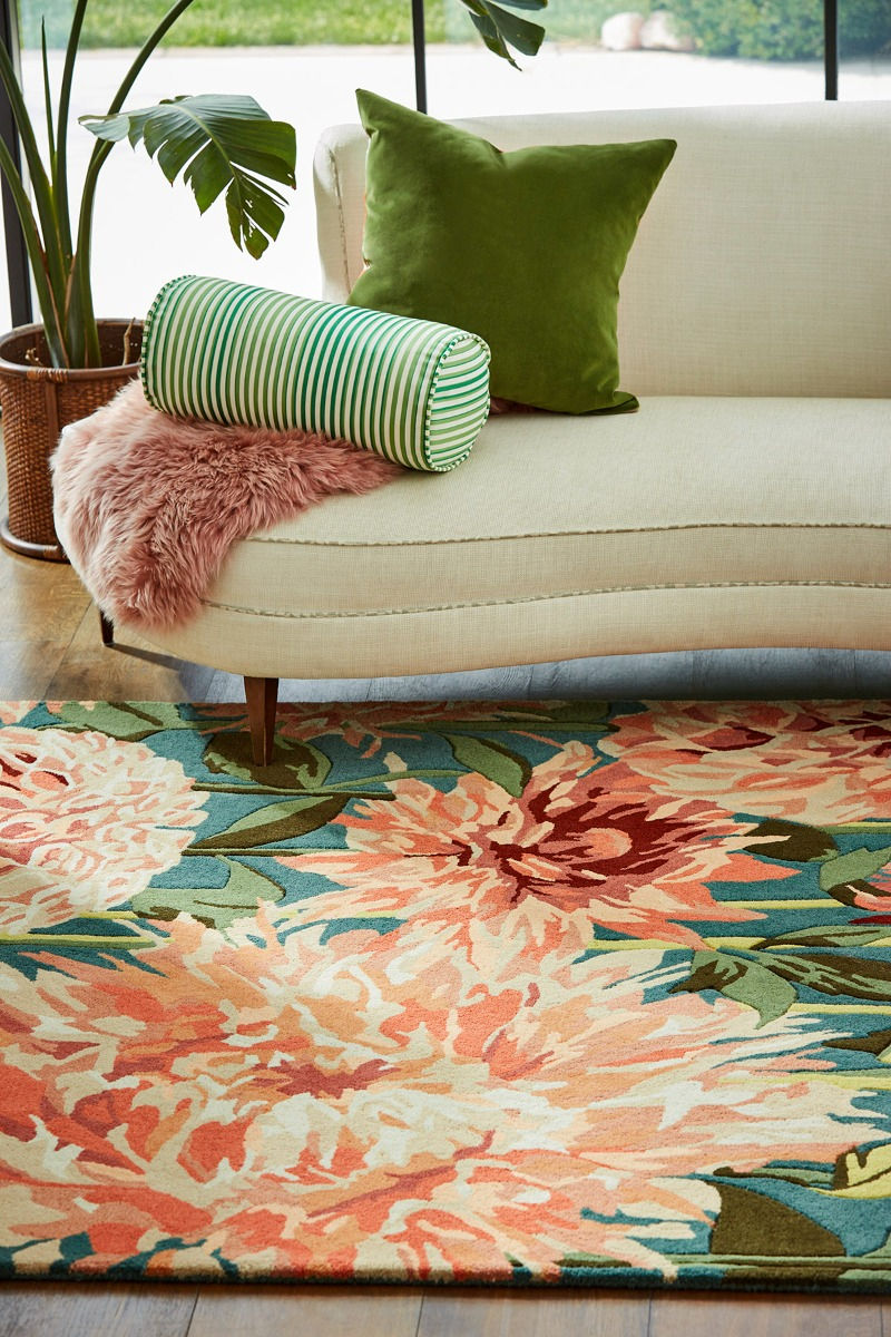 Dahlia Coral / Wilderness Designer Rug