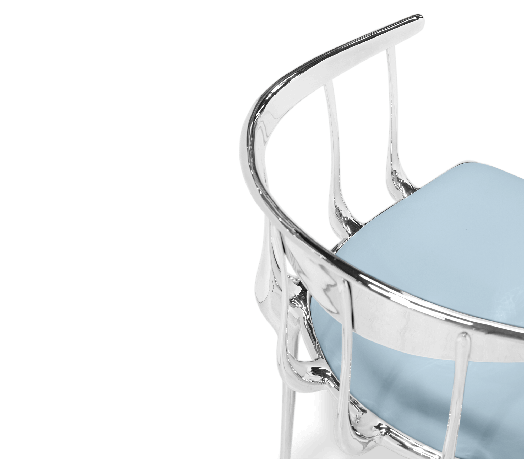 Silver Luxe Chair