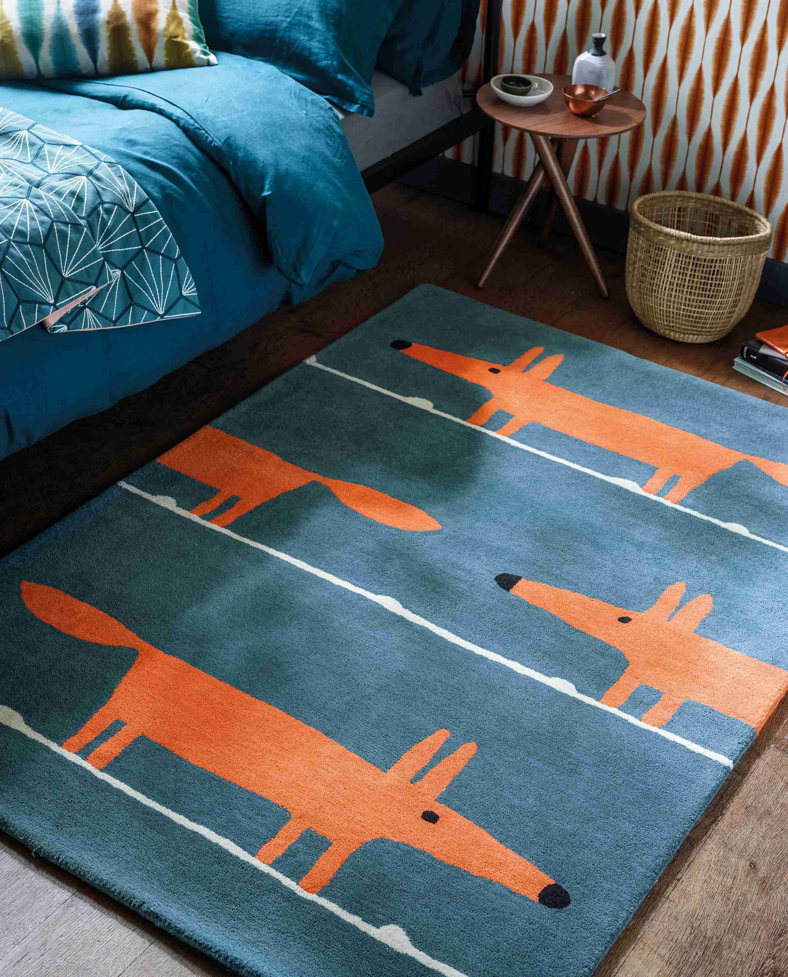 Fox Denim Handtufted Wool Rug