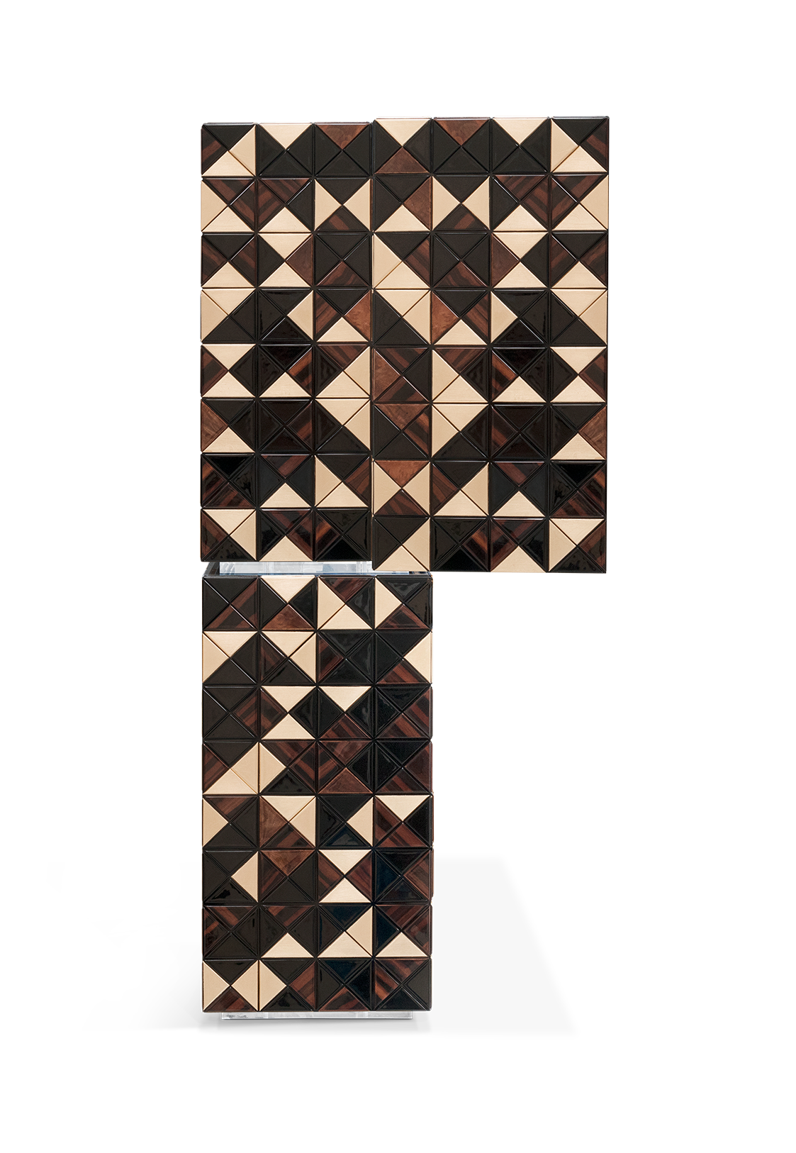 Mosaic II Walnut Cabinet