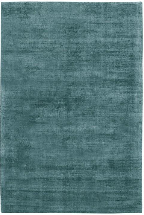 Plain Green Indian Hand-Loom Rug