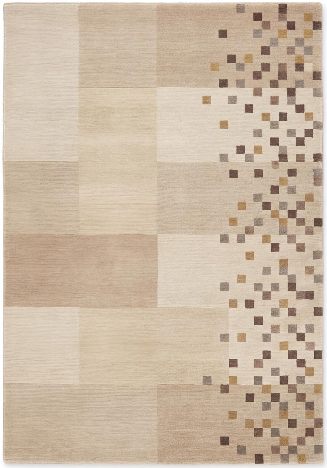 Ivory Dots Artisan Rug