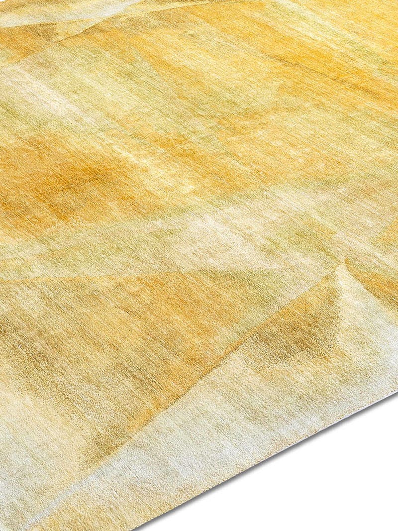 Yellow Exquisite Handmade Rug