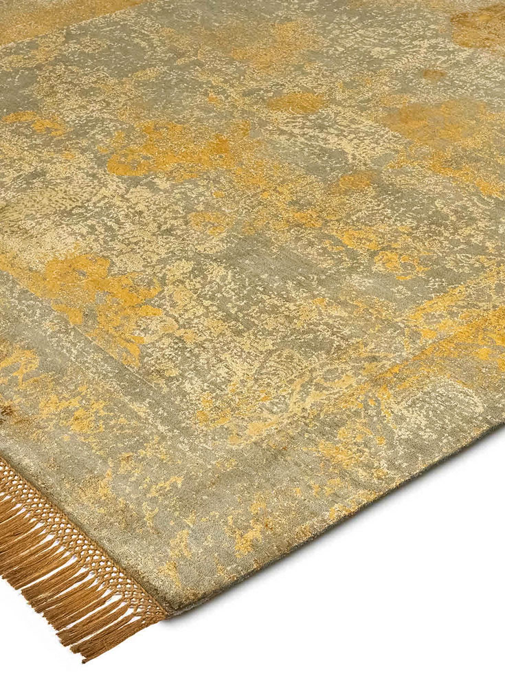 Obvious Gold Hand Woven Rug