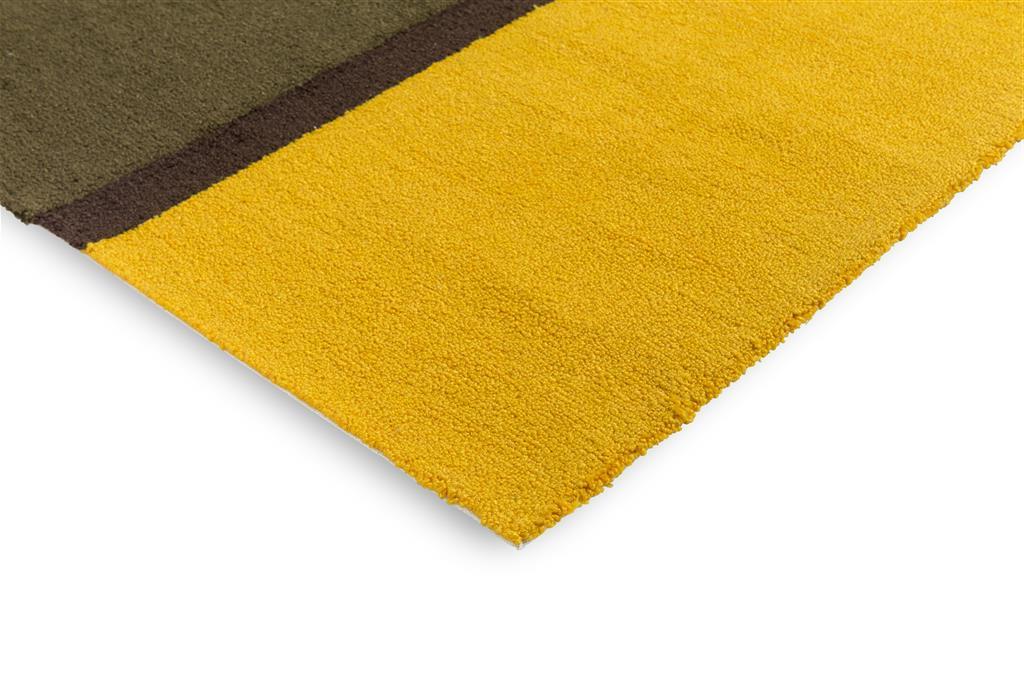 Stripe Yellow Outdoor Rug