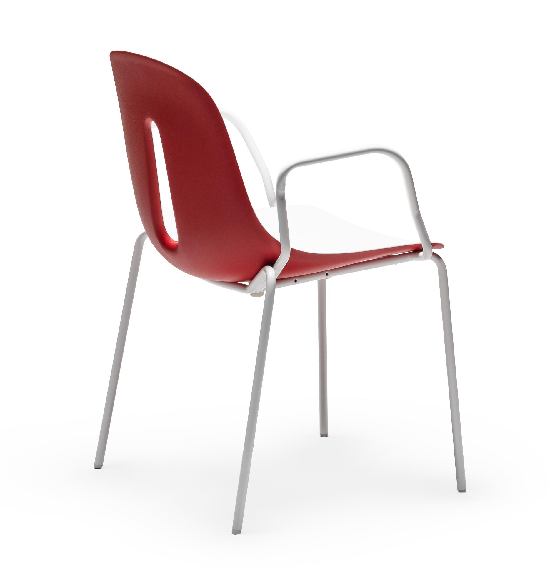 Gotham P Red Chair (2-Piece Set)