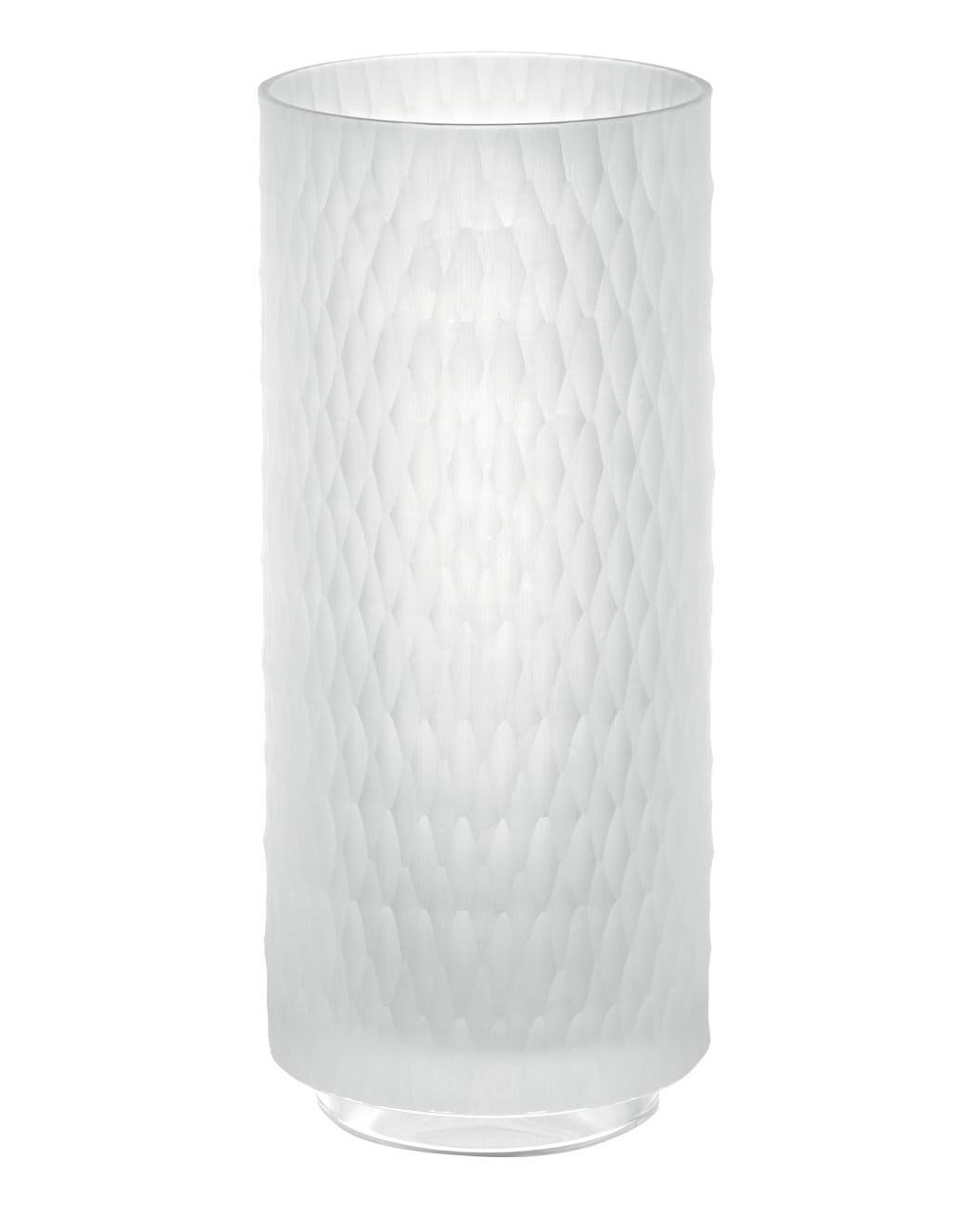 Hexagon Matte Italian Crystal Vase