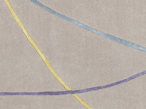 Indian Wool & Viscose Handwoven Rug