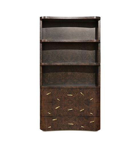 Designer Wood Bookcase