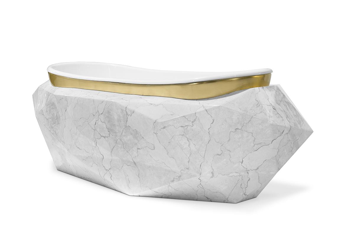 Gemstone Faux Marble Bathtub