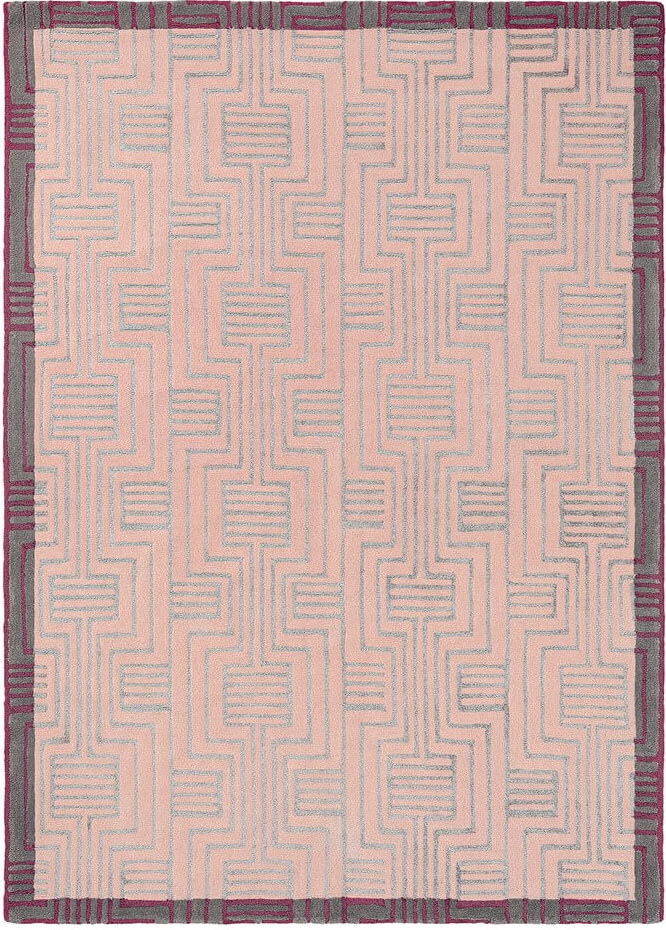 Hand-Tufted Pink Rug