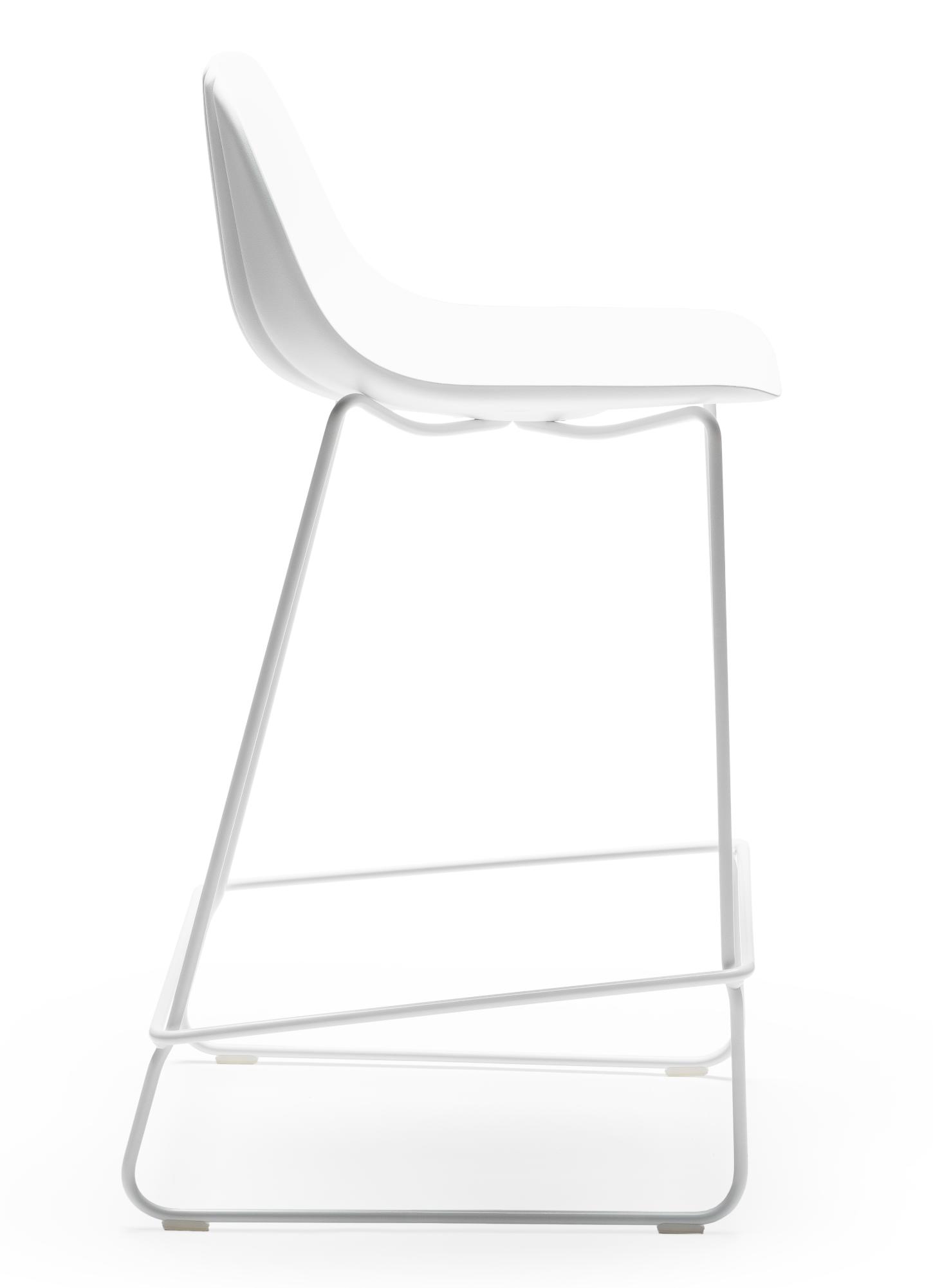 Babah SL SG-65 White Bar Stool