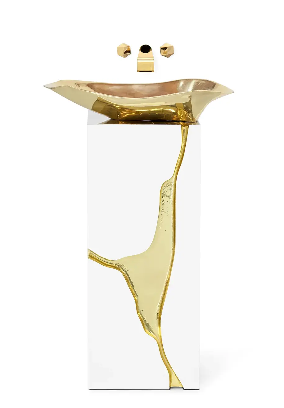 Crystal Flow Pedestal Sink