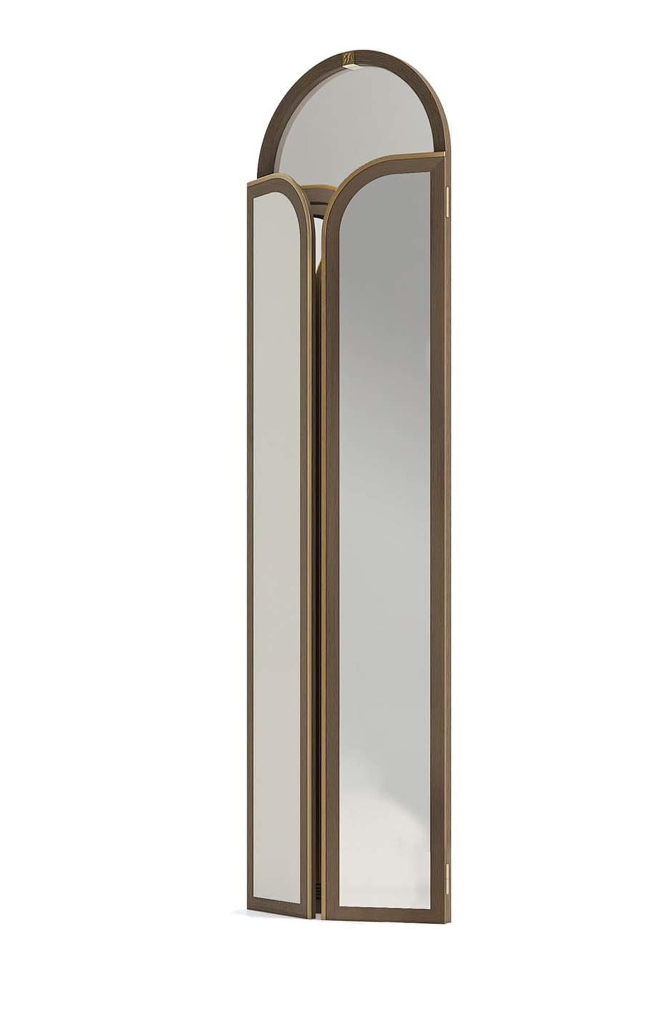Elegance Folding Screen with Mirror