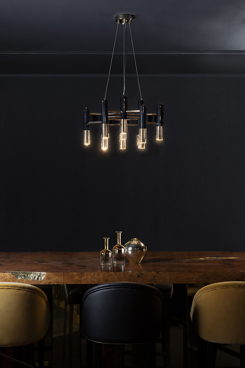 Modernist Suspension Lamp - 8
