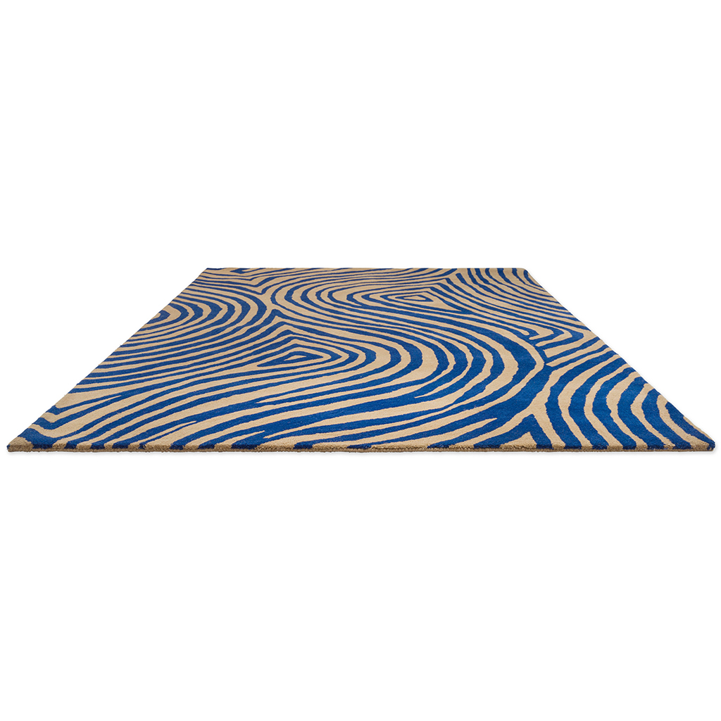 Groove Blue Rug