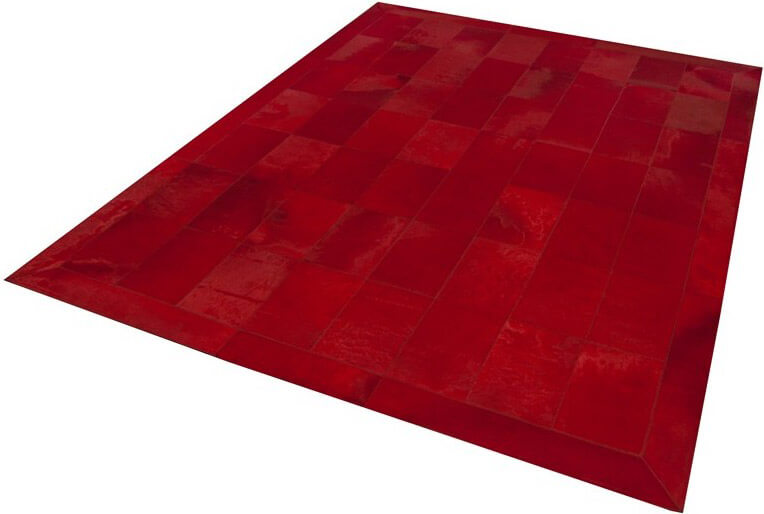 Andronicus Red Cowhide Rug