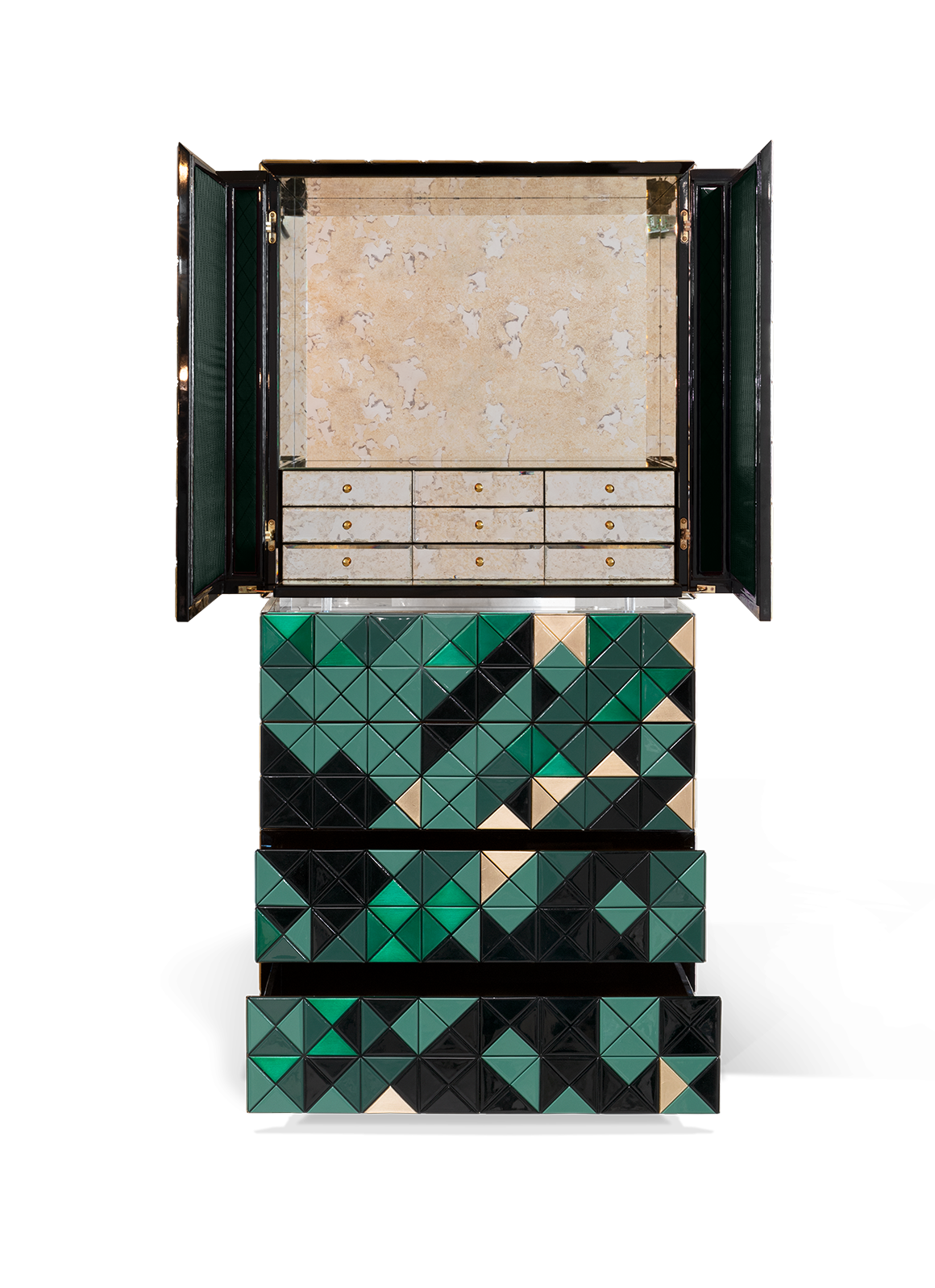 Mosaic II Green Cabinet