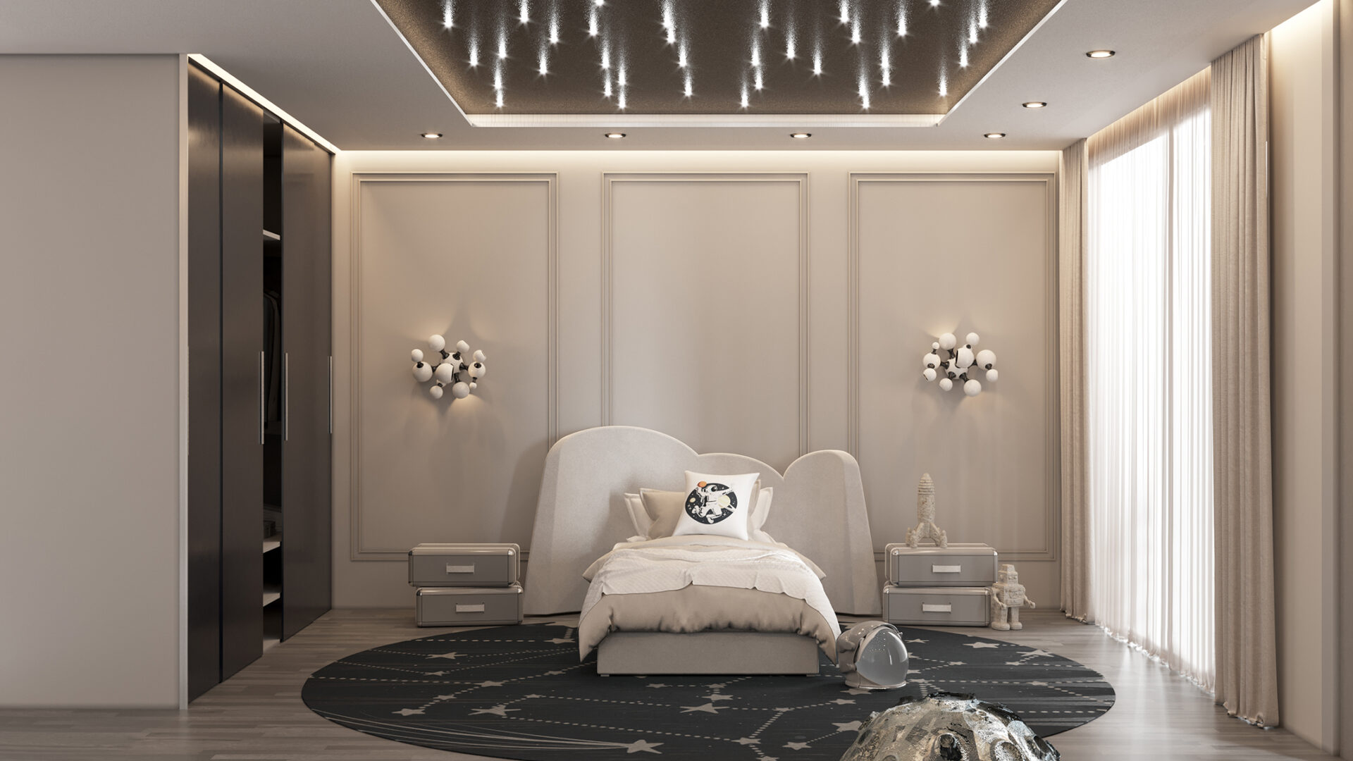 Molecular Wall Lamp