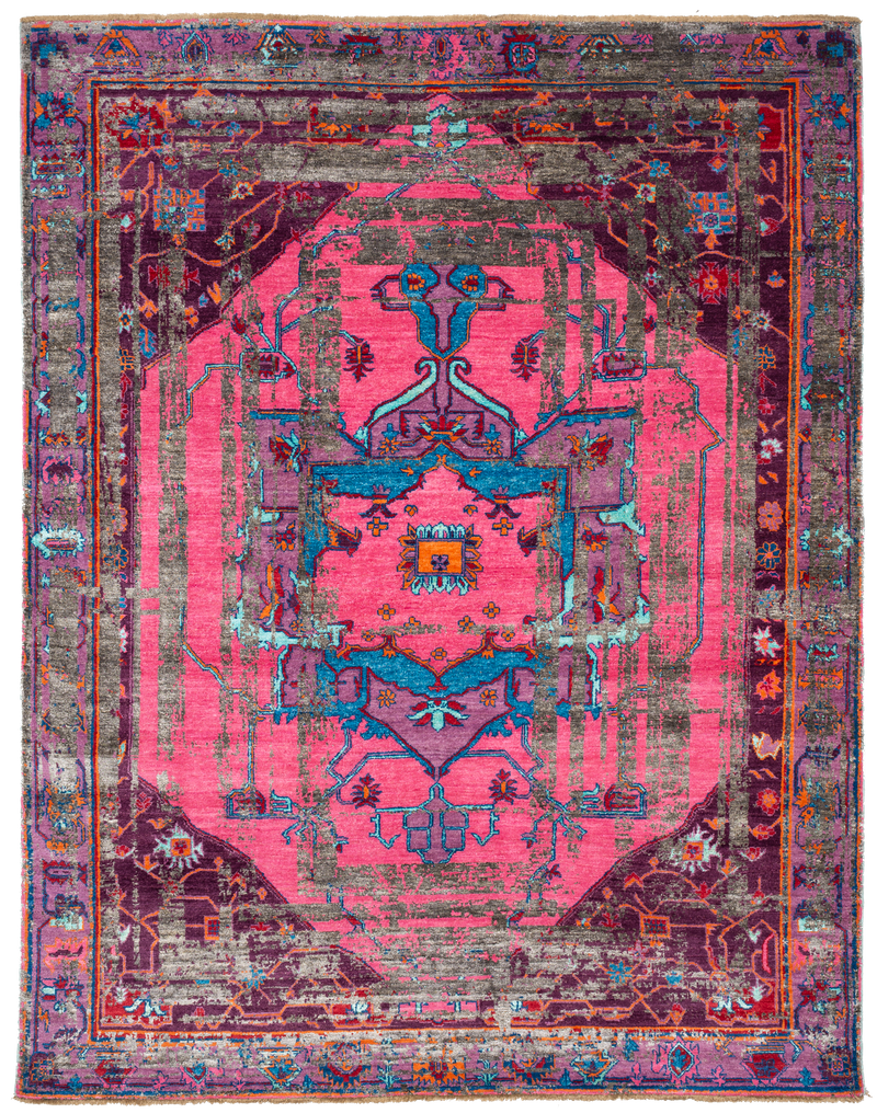 Azer Frame Hand-Knotted Rug