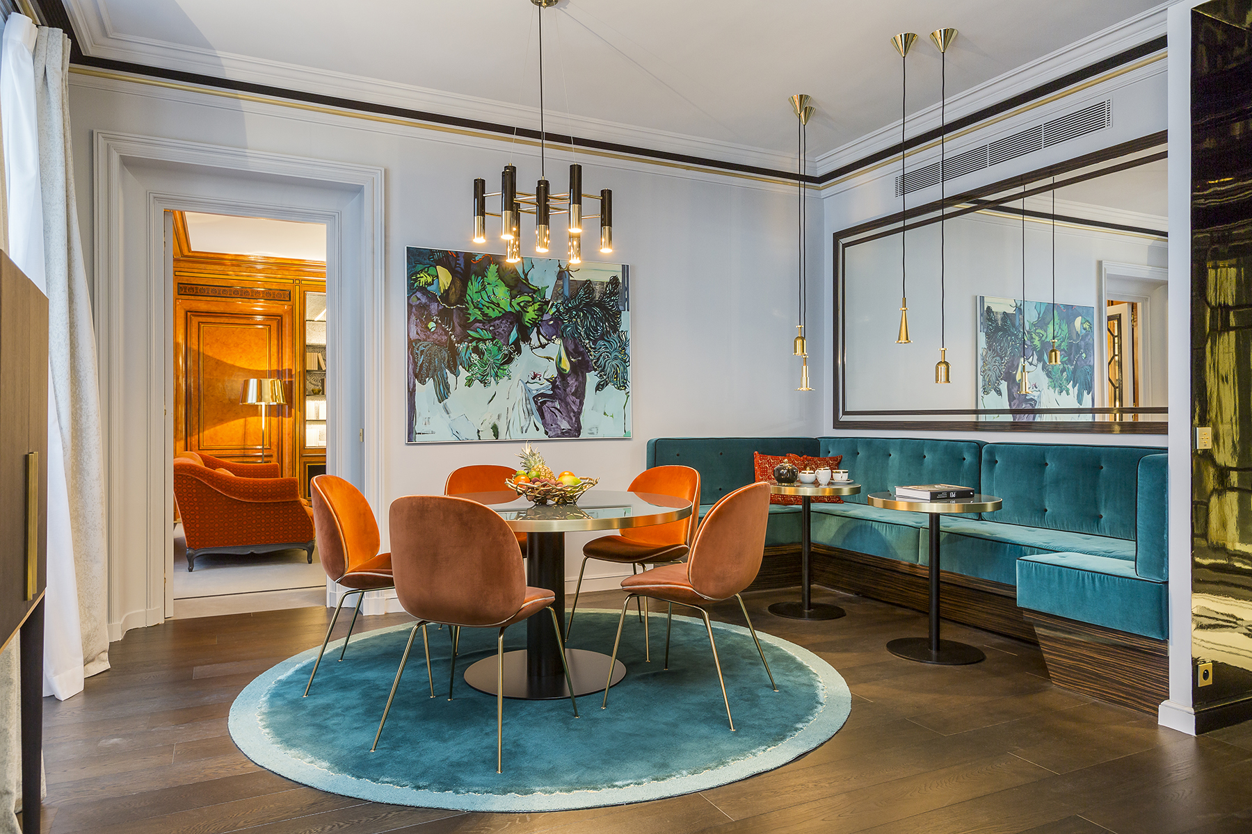 Modernist Suspension Lamp