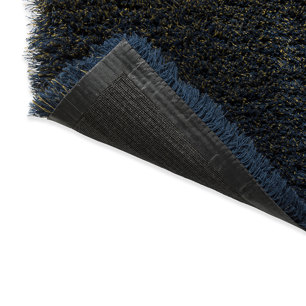 Shade High Plie Indigo Wool Rug ☞ Size: 5' 7" x 8' (170 x 240 cm)