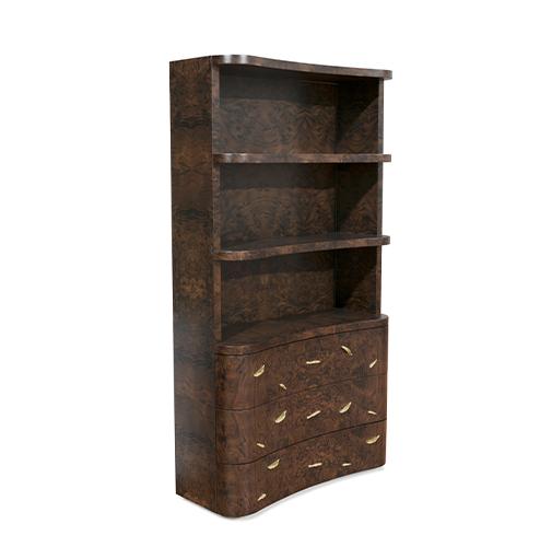 Designer Wood Bookcase