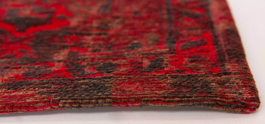 Grey Red Bright Persian Premium Rug ☞ Size: 7' 7" x 7' 7" (230 x 230 cm)