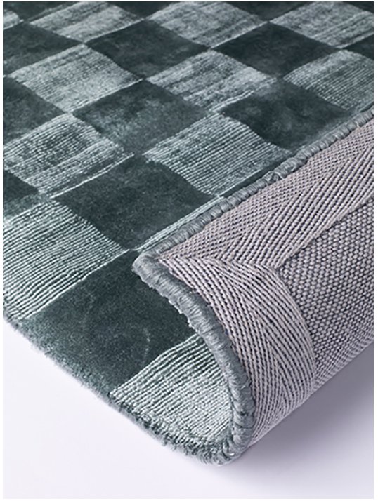 Tencel Grey Rug ☞ Size: 170 x 240 cm